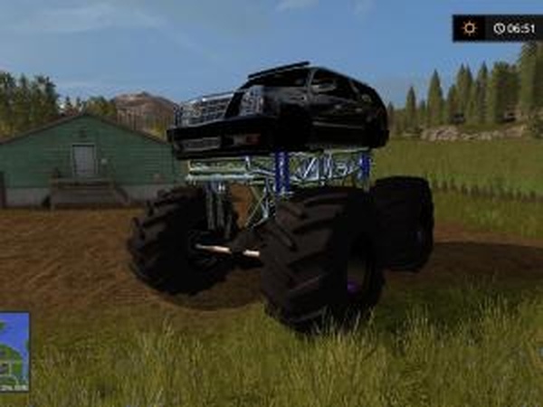 Cadillac Escalade Mud Truckверсия 1.0.0.0 для Farming Simulator 2017