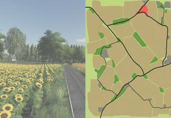 Карта «Middle Saxony»версия 1.0.0.0 для Farming Simulator 2019 (v1.7.x)