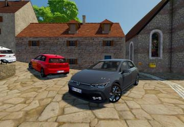Volkswagen Golf 8 GTDверсия 1.0.0.2 для Farming Simulator 2022