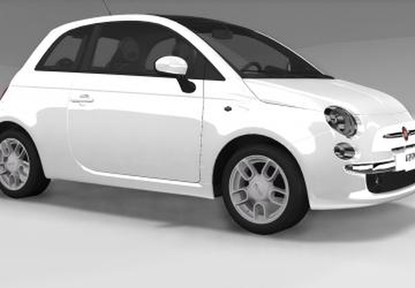Fiat 500версия 2.0 для BeamNG.drive (v0.20)