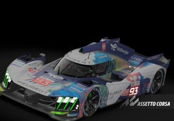 Peugeot 9x8 LMUверсия 1.0 для Assetto Corsa