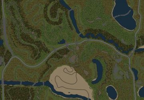Карта «Восемь дорог»для Spintires: MudRunner (v14.08.19)