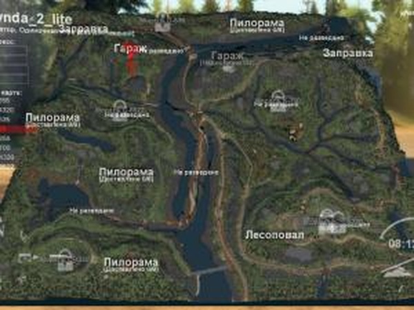 Карта «Тында-2 lite»версия 1.5 для SpinTires (v03.03.16)