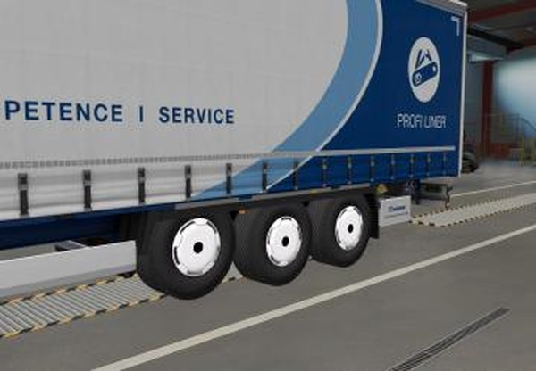 Пластиковые колпаки для прицепаверсия 1.0 для Euro Truck Simulator 2 (v1.35.x, - 1.43.x)