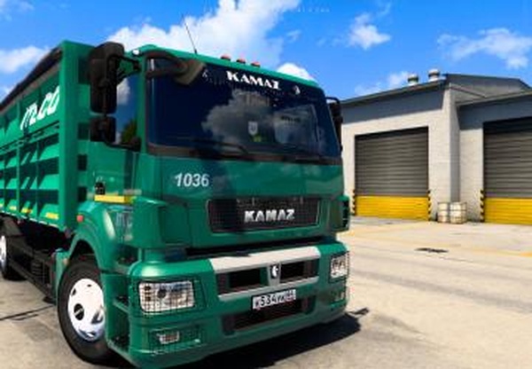 Kamaz neo Зерновозверсия 1.0 для Euro Truck Simulator 2 (v1.39.x)