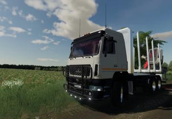 МАЗ-631203 Timber Truckверсия 1.0.0.0 для Farming Simulator 2019 (v1.7.x)