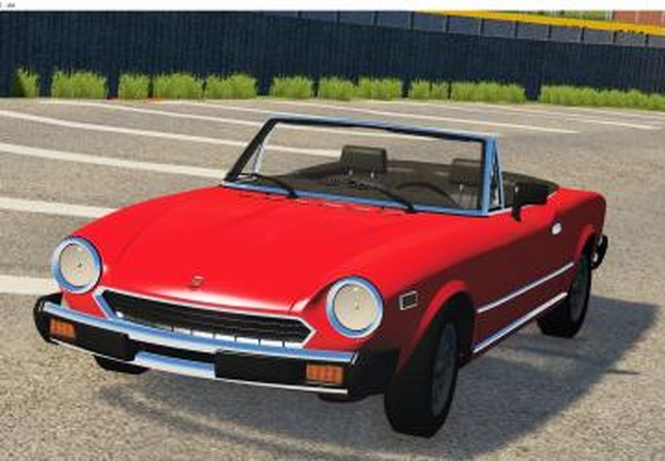 Fiat 124 Spiderверсия 1.1 для BeamNG.drive (v0.19.4.2)