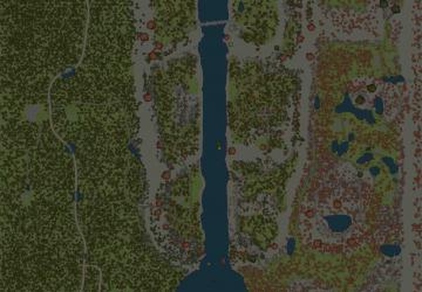 Карта «Over the hills and through the river»v1 для Spintires: MudRunner (v10.06.19)