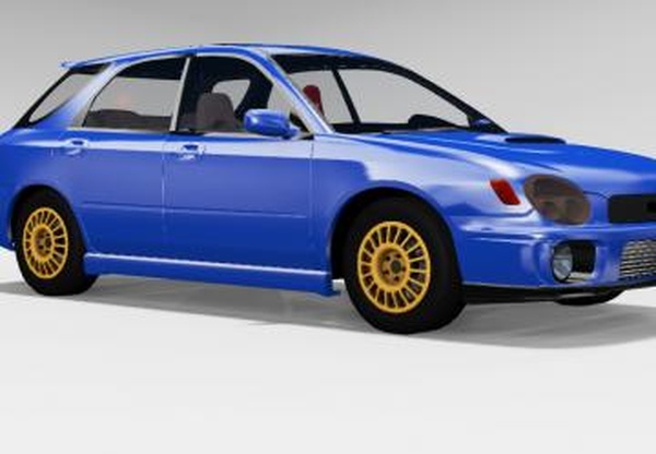 Subaru WRX STI Wagonверсия 1.0 для BeamNG.drive (v19.4.2)