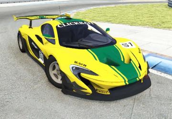 McLaren P1 GTRверсия 1.0 для BeamNG.drive (v0.19.4.2)