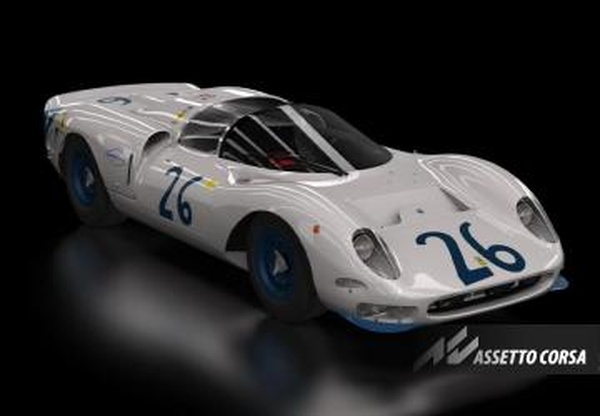 #26 N.A.R.T Ferrari 365 P2 - Le Mans 1967v0.8 для Assetto Corsa