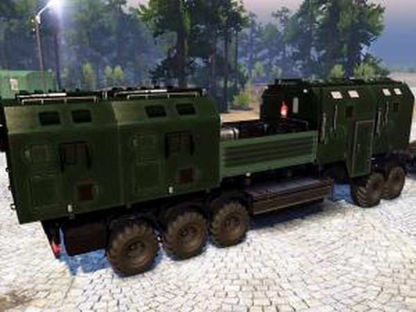 Прицеп «Cistern & Technics 5X»версия 23.05.17 для SpinTires (v03.03.16)
