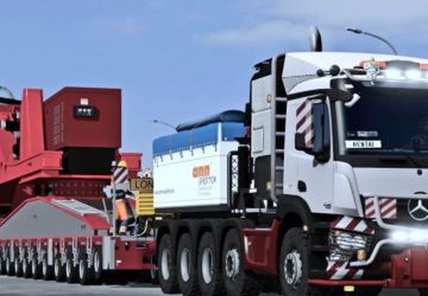 Oversize Convoi Industrial Cable Reelверсия 1.01 для Euro Truck Simulator 2 (v1.41.x, 1.42.x)