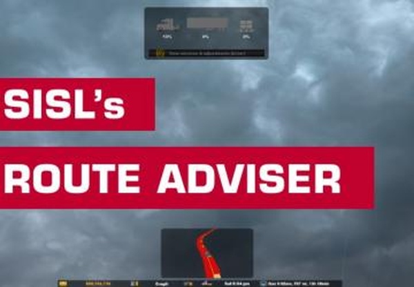 Маршрутный советник от SISLверсия 1.0 для Euro Truck Simulator 2 (v1.23.x, - 1.42.x)