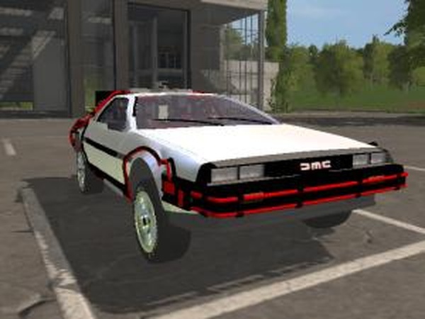 DeLorean DMC-12версия 1.0.0.0 для Farming Simulator 2017