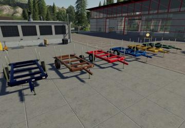 RYC-ONE Wood Trailerверсия 1.0.0.0 для Farming Simulator 2019 (v1.7.x)