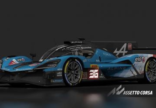2024 Alpine A424 LMDhверсия 1.0 для Assetto Corsa