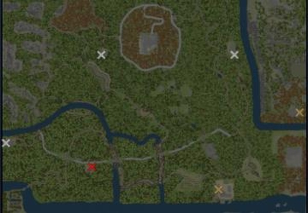 Карта «Забытая Тайга»версия 1.1 для Spintires: MudRunner (v10.06.19)