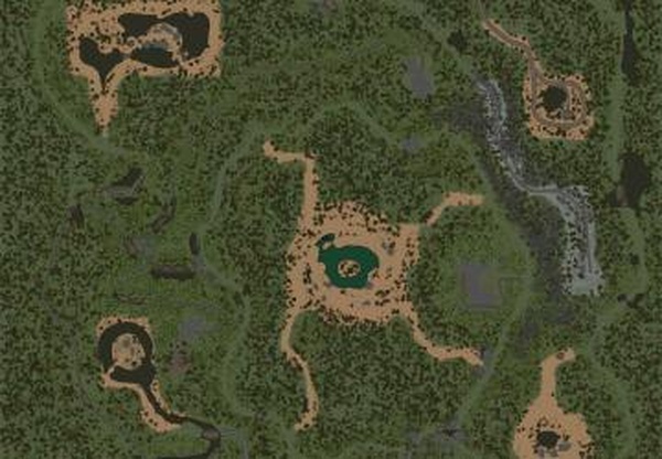 Карта «Песчаный Котлован»версия 1 для Spintires: MudRunner (v10.06.19)