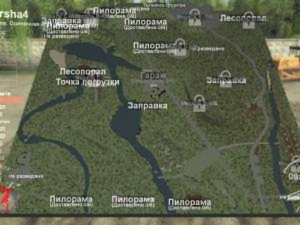 Карта «Курша-4»версия 2 для SpinTires (v03.03.16)