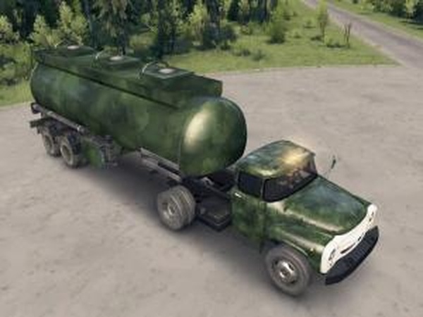 Текстура топливных цистерн «Камуфляж»версия 1.0 для SpinTires (v03.03.16)