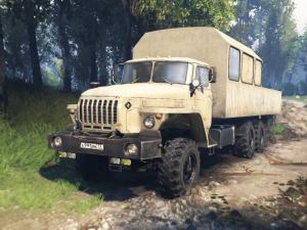 Звук двигателя ЯМЗ-236 для Урал-4320-1912-40 v3.0для SpinTires (v03.03.16)