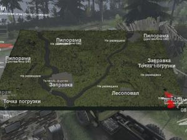 Карта «п.Горин»версия 1.0 для SpinTires (v03.03.16)