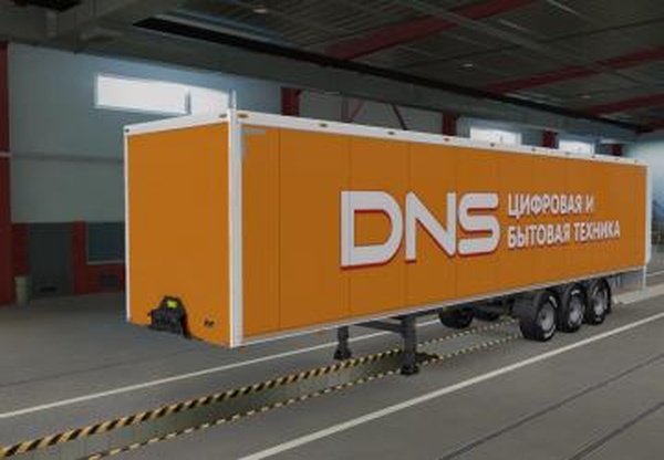 Скин DNS для прицепа SCSверсия 1.0 для Euro Truck Simulator 2 (v1.39.x, - 1.42.x)