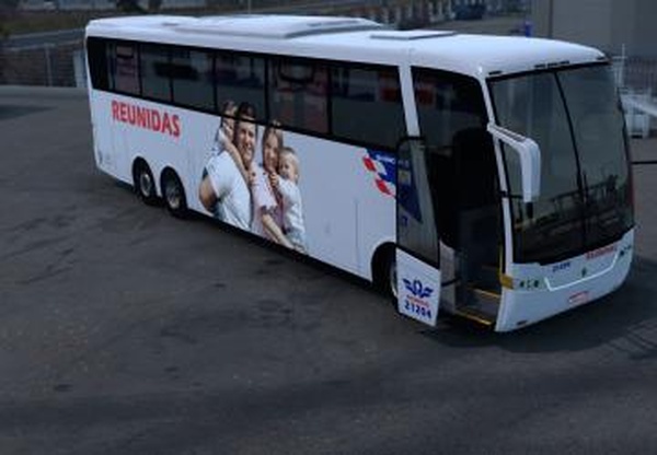 Busscar Jumbuss 360 VisstaBuss HIверсия 1.0 для Euro Truck Simulator 2 (v1.42.x)