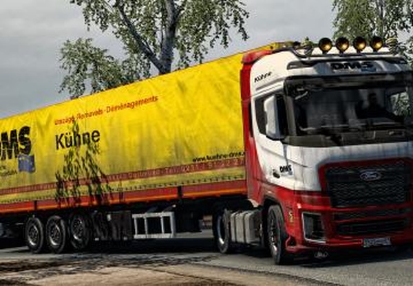 Грязный Ford F-Maxверсия 1.0 для Euro Truck Simulator 2 (v1.40.x, - 1.42.x)