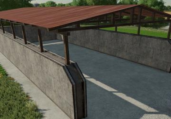 BunkerSilo With Roofверсия 1.0.0.0 для Farming Simulator 2022