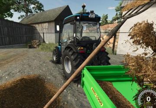 Pitchfork and Shovel loader modeверсия BETA для Farming Simulator 2025