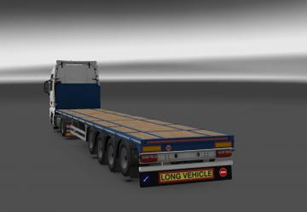 Брызговики для стандартных прицеповверсия 1.0 для Euro Truck Simulator 2 (v1.37.x, - 1.42.x)