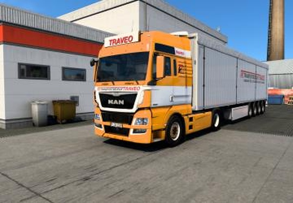 Комбо скин Traveo Transportверсия 1.0 для Euro Truck Simulator 2 (v1.41.x)