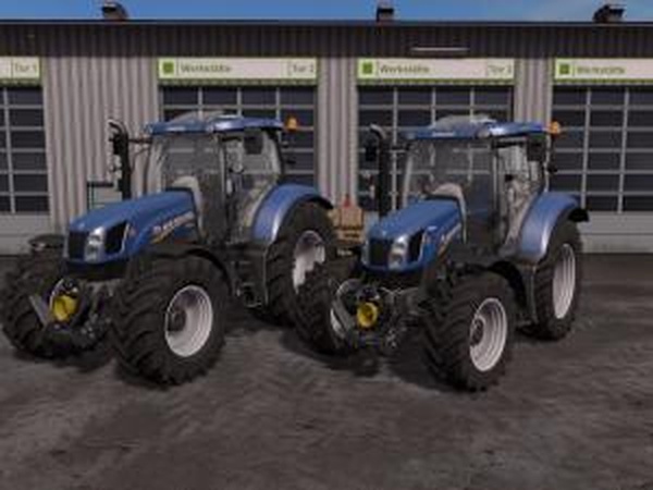 New Holland T6 TIER4Aверсия 1.1.0.0 для Farming Simulator 2017 (v1.4.4)