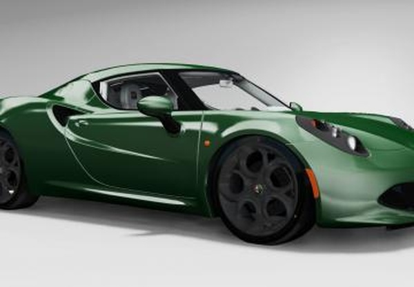 Alfa Romeo 4Cверсия 1.0 для BeamNG.drive (v0.19.4.2)