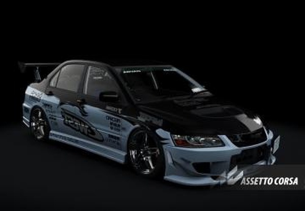 Mitsubishi Lancer [CT9A] Evolution IX C-WEST Elysiumv1.1 для Assetto Corsa