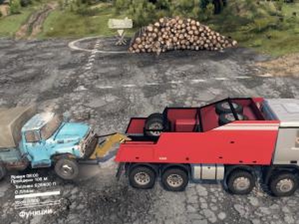 Mercedes-Benz Actros 8x8версия 1.1 для SpinTires (v03.03.16)
