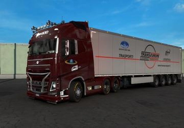 Cargo Trailer Transeuropeверсия 1.0 (04.08.21) для Euro Truck Simulator 2 (v1.40.x, - 1.42.x)