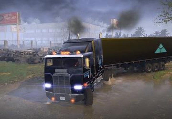 FREIGHTLINER FLA 9664 offroadверсия 1.1 для Spintires: MudRunner (v10.06.19)