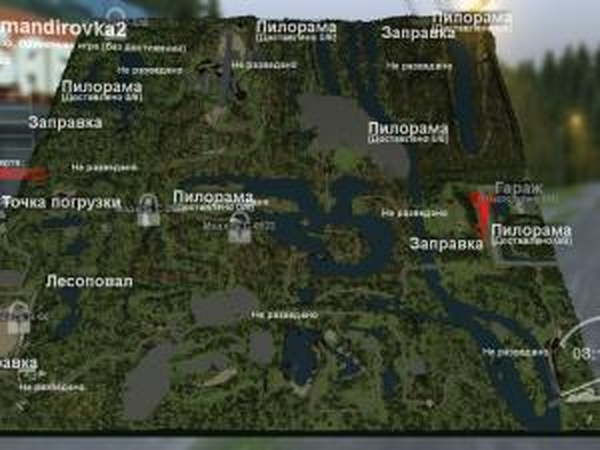 Карта «Командировка 2»версия 02 для SpinTires (v03.03.16)
