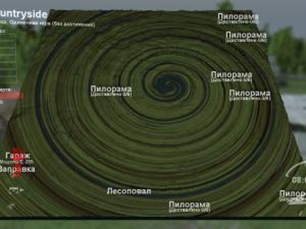 Карта «Countryside»версия 1 для SpinTires (v03.03.16)