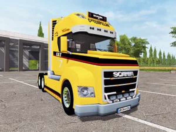 Scania Stax Caterpillarверсия 1.0 для Farming Simulator 2017