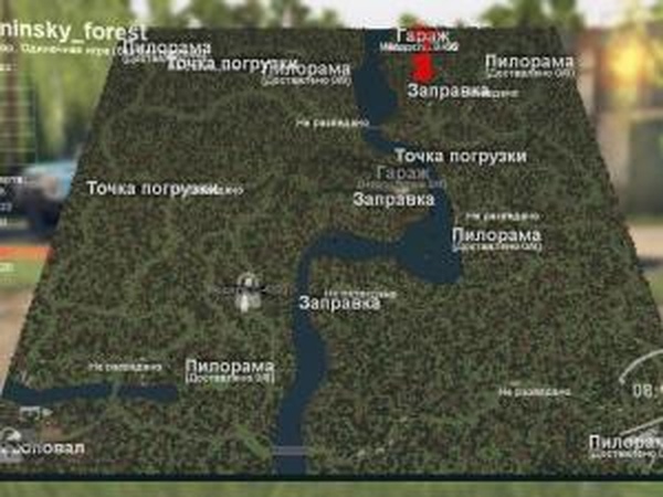 Карта «Аннинский Лес»версия 2.0 для SpinTires (v03.03.16)