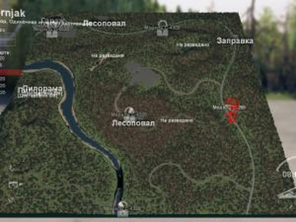 Карта «Горный Алтай»версия 1.0 для SpinTires (v03.03.16)