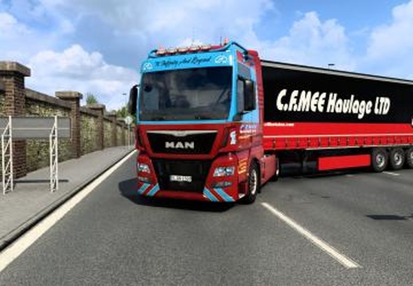 Комбо скин C.F.MEE Haulage LTDверсия 1.0 для Euro Truck Simulator 2 (v1.42.x)