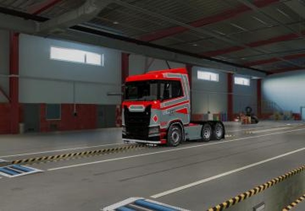 Скин SL Logistics для грузовиков SCSверсия 1.1 для Euro Truck Simulator 2 (v1.40.x, - 1.42.x)