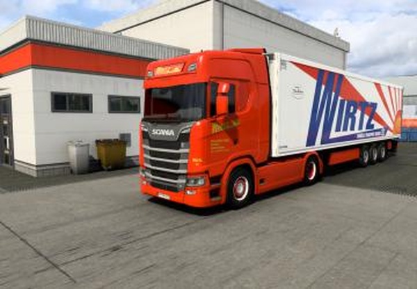 Комбо скин Franz Wirtz GmbHверсия 1.0 для Euro Truck Simulator 2 (v1.42.x)