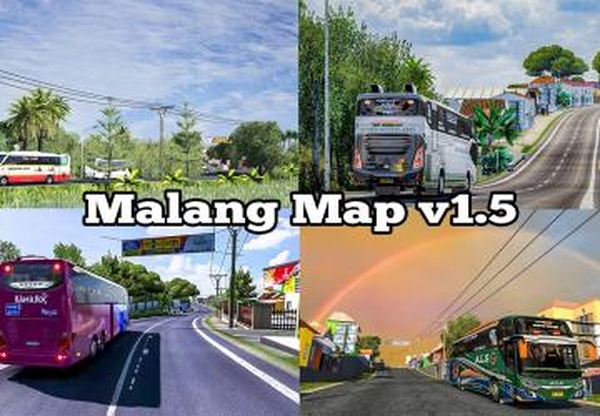 Malang Mapверсия 1.7 для Euro Truck Simulator 2 (v1.41.x, 1.42.x)
