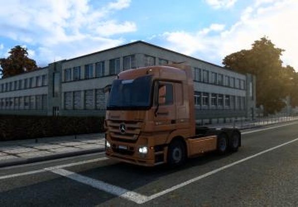 Скин «Mondi» на Mercedes Actros MP3версия 1.0 для Euro Truck Simulator 2 (v1.40.x, - 1.42.x)
